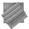 Luxe Home Cotton Kitchen Napkin for Dining Table and Kitchen Set of 4 (Grey, 45x45 cm)
