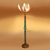 Devansh Wooden Floor Lamp