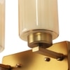 Eliante Cloth Shade Wall Lights Mild Steel & Fabric Material Antique Gold & Cream Finish
