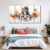 The Castle Decor Krishna Ji Wall Painting Wooden Framed 27x48 Inch (Style 6)