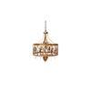 6 light Gold Chandelier
