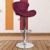 Indus Bar stool - Maroon-tan