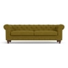 Winchester Premium 3 Seater Fabric Sofa in Olive Green Colour