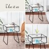 Contemporary Iron Side Table in  Finish - Set of 2
