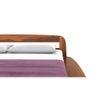 Wilbur Solid Wood King Size Non Storage Bed In Teak Finish