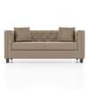 Windsor Premium 2 Seater Fabric Sofa in Biscuit Velvet Colour