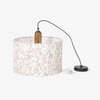 Flake Hanging Lamp Beige - Drum