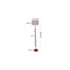 Ewan Grey Cotton Shade Floor Lamp