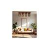 Symmetric Brown Solid Wood Ceiling Light