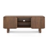 Olen Solid Wood TV Cabinet In Amber Walnut Finish