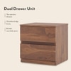 Rodrigues Bedside in Sheesham Paper Finish