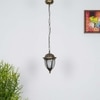Garrett Gold And Black Outdoor Hanging Light