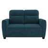 Alvaro Velvet 2 Seater Sofa T Blue Color