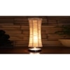 Band Bamboo Table Lamp with Steel Base