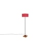 Earvin Pink Cotton Shade Floor Lamp