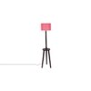 Gates Pink Cotton Shade Floor Lamp
