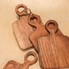 Ireka Home River Loop Acacia Wood Serving Board Set – Set of 4