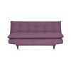 Della 3 Seater Sofa Cum Bed In Purple Colour
