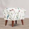 Serenity Solid Wood  Ottomon in  Multicolor Colour