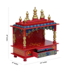 D'Dass Sheesham and Mdf Wooden Home Temple For Pooja Mandir For Home