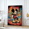 The Castle Decor Cartoon Mouse Pop Art Wall Art Framed Painting 20x30 Inch
