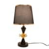 ELARE Metal Table Lamp Black-Brown Shade