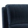 Lebowski Fabric Two Seater Manual Recliner in Cobalt Fabric Colour