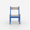 Topolino Engineered Wood Kids Chair in Blue Colour