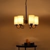 Devansh Steel Cotton Wall Mounted Lamp With Cotton Off White Shade