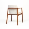 Mantis Solid Wood Dining Chair in Brown Colour