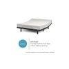 Wave Plus King Size Adjustable Bed With Under Bed Lighting, Massage And Sleep Modes With Headboard