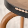 Andaman Teressa Solid Wood Study Table in Black Colour