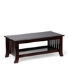Blairs Sheesham Wood Coffee Table In Dark Walnut Finish