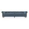 Winchester Essential 4 Seater Fabric Sofa In Ocean Weave