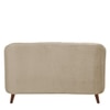 Nilo Velvet 2 Seater Sofa  in Cream Colour