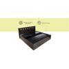 Erinnyes Solid Wood King Size Drawer Storage Bed In Melamine Finish