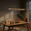 Even 36 Brown Wooden LED Hanging Lamp