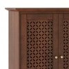 Devoto Solid Wood Prayer Unit 2 Door In Honey Finish