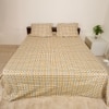 High Quality Cotton mix Double bed Fitted Bedsheets 198 cmsx 182 cms ( Pillows 46 x 49 cms)