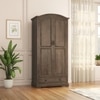 Alexandra Wardrobe in Danish Walnut Finish