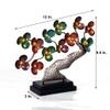 Desert Art Metal Handpainted Tree Showpiece in Multicolour