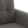Winston 3 Seater Fabric Sofa in Yessica Grey Colour
