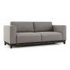 Taarkashi 3 Seater Fabric Sofa (Gainsboro Grey)