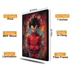 The Castle Decor Anime Power Fighter Wall Art Framed Painting 20x30 Inch