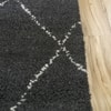 Jaipur Rugs Trellis Wool 4x6 Feet Black Olive And Winter White Hand Knotted Rug Carpet