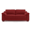 Esquel Premium 3 Seater Fabric Sofa in Salsa Red Colour