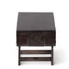 Ohio Sheesham Wood Contemporary Foldable Laptop Table in Dark Mahogany Finish
