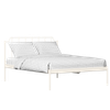 Hackney Metal Non Storage King Bed in Glossy Ivory Finish