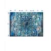 Truss Pcs Blue White Mandala Printed Framed Canvas Wall Canvas Wall Prints Set of 3 Multicolor Matte