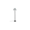 Jedidiah Multicolour Fabric Shade Floor Lamp with Black Iron Base